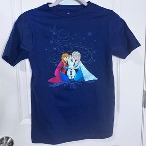 NWT Disney Blue Frozen Short Sleeve Tee Youth XL